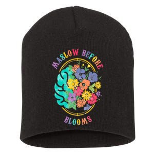 Maslow Before Bloom Basic Needs Before Academic Learning Short Acrylic Beanie