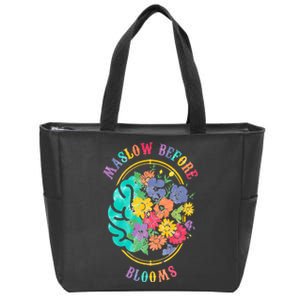 Maslow Before Bloom Basic Needs Before Academic Learning Zip Tote Bag