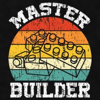 Master Builder Building Blocks Brick Toy Master Builder Ladies PosiCharge Tri-Blend Wicking Tank