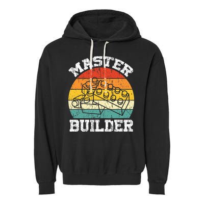 Master Builder Building Blocks Brick Toy Master Builder Garment-Dyed Fleece Hoodie