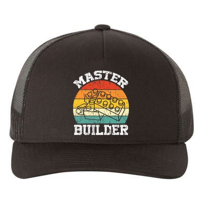 Master Builder Building Blocks Brick Toy Master Builder Yupoong Adult 5-Panel Trucker Hat