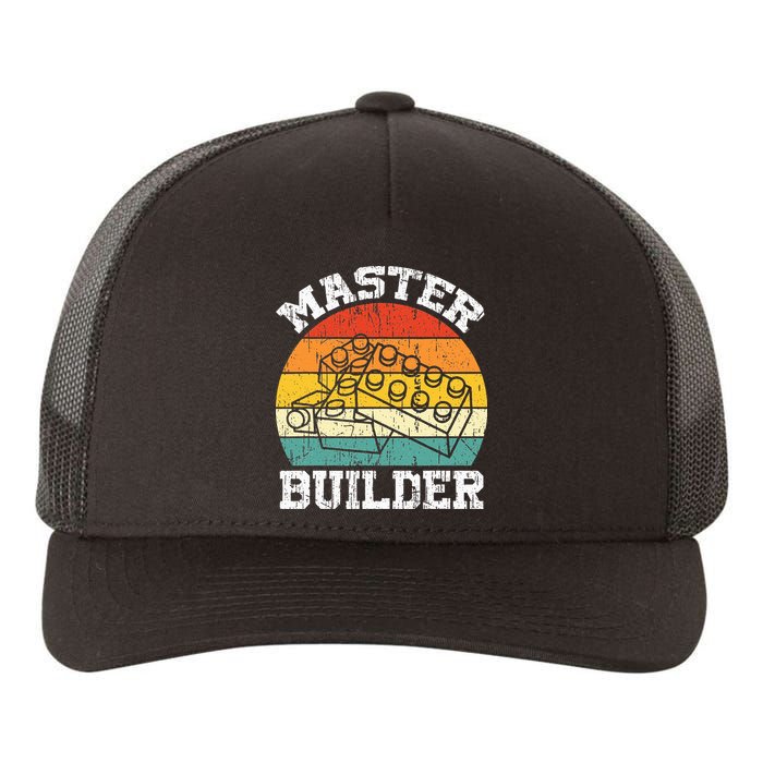 Master Builder Building Blocks Brick Toy Master Builder Yupoong Adult 5-Panel Trucker Hat