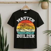 Master Builder Building Blocks Brick Toy Master Builder T-Shirt