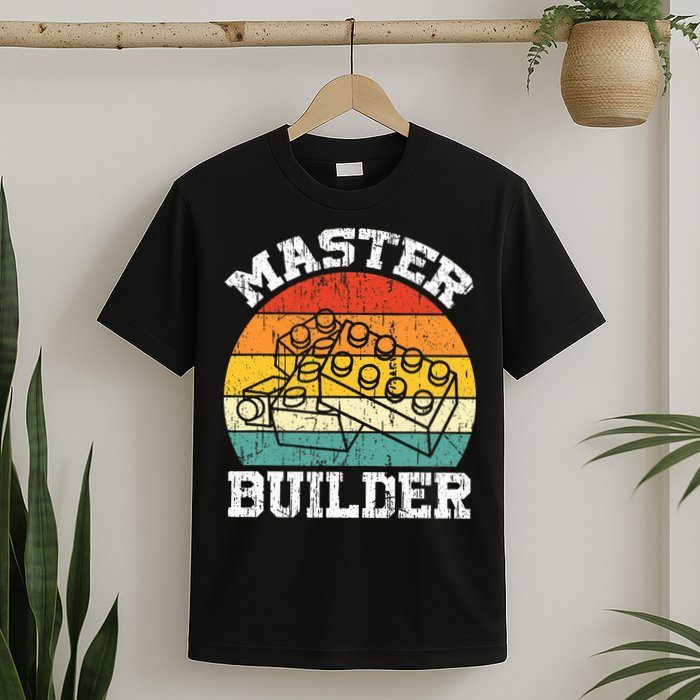 Master Builder Building Blocks Brick Toy Master Builder T-Shirt