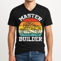 Master Builder Building Blocks Brick Toy Master Builder V-Neck T-Shirt