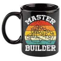 Master Builder Building Blocks Brick Toy Master Builder 11oz C Handle Ceramic Mug