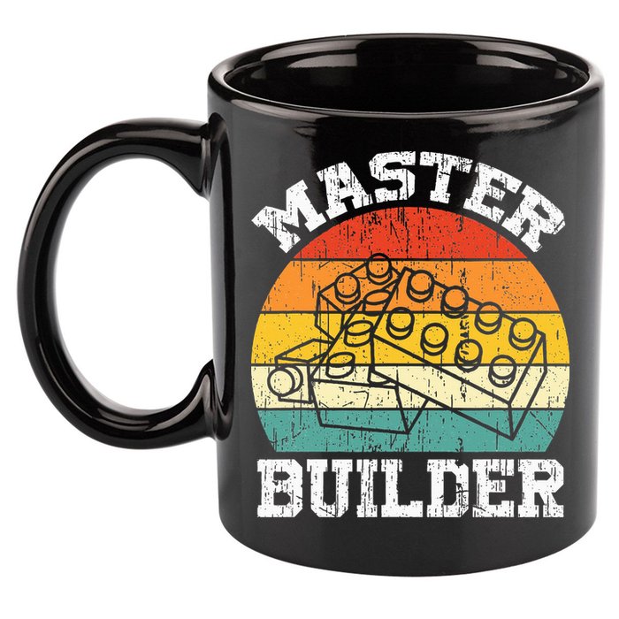 Master Builder Building Blocks Brick Toy Master Builder 11oz C Handle Ceramic Mug