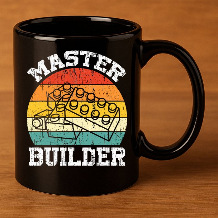 Master Builder Building Blocks Brick Toy Master Builder 11oz C Handle Ceramic Mug