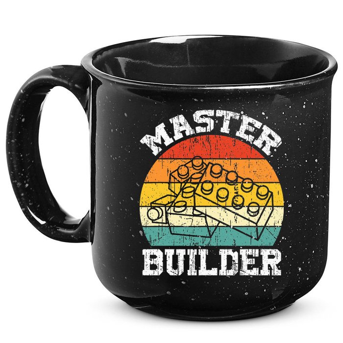 Master Builder Building Blocks Brick Toy Master Builder 15oz Campfire Ceramic Mug