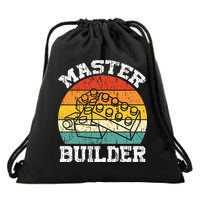 Master Builder Building Blocks Brick Toy Master Builder Drawstring Bag