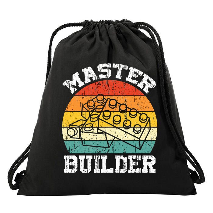Master Builder Building Blocks Brick Toy Master Builder Drawstring Bag