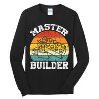 Master Builder Building Blocks Brick Toy Master Builder Tall Long Sleeve T-Shirt