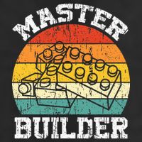 Master Builder Building Blocks Brick Toy Master Builder 25L Jumbo Tote