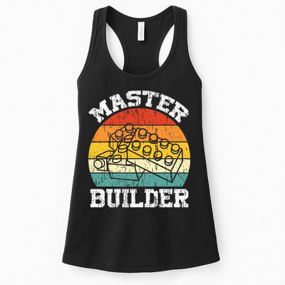 Master Builder Building Blocks Brick Toy Master Builder Womens Tank Top