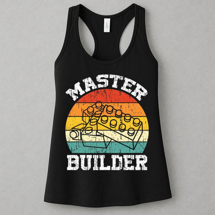 Master Builder Building Blocks Brick Toy Master Builder Womens Tank Top