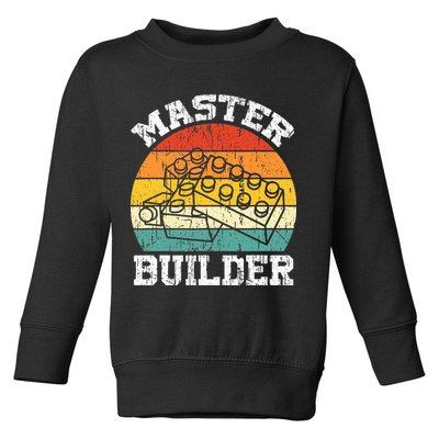 Master Builder Building Blocks Brick Toy Master Builder Toddler Sweatshirt