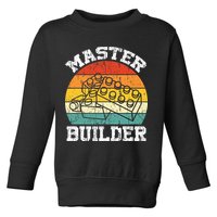 Master Builder Building Blocks Brick Toy Master Builder Toddler Sweatshirt