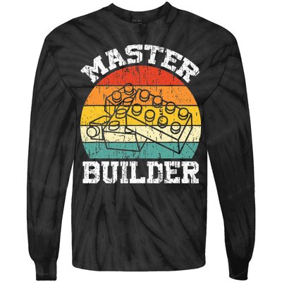 Master Builder Building Blocks Brick Toy Master Builder Tie-Dye Long Sleeve Shirt