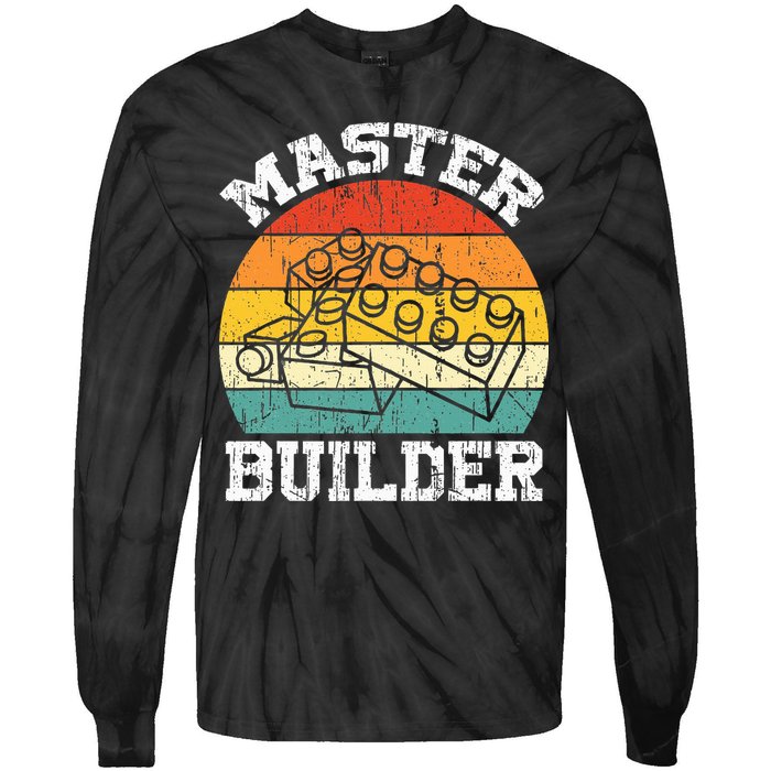 Master Builder Building Blocks Brick Toy Master Builder Tie-Dye Long Sleeve Shirt