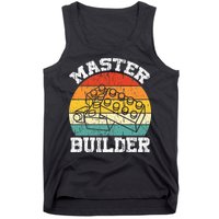 Master Builder Building Blocks Brick Toy Master Builder Tank Top