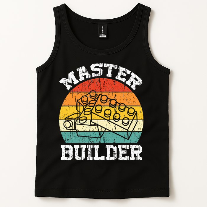 Master Builder Building Blocks Brick Toy Master Builder Tank Top