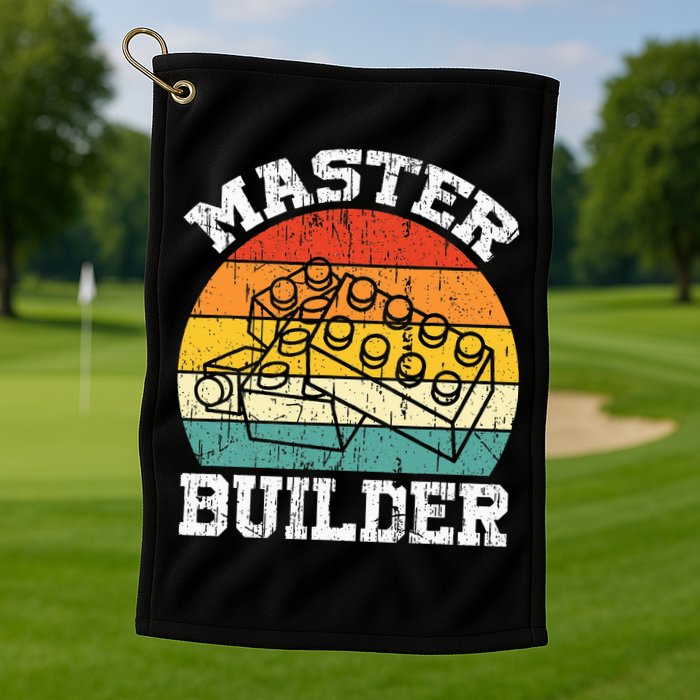 Master Builder Building Blocks Brick Toy Master Builder Golf Towel