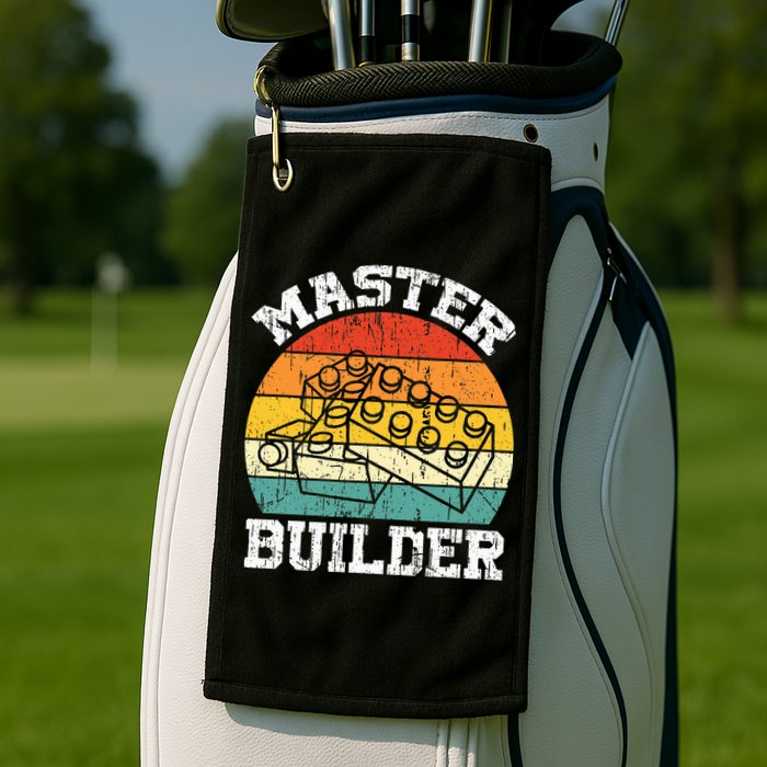 Master Builder Building Blocks Brick Toy Master Builder Golf Towel