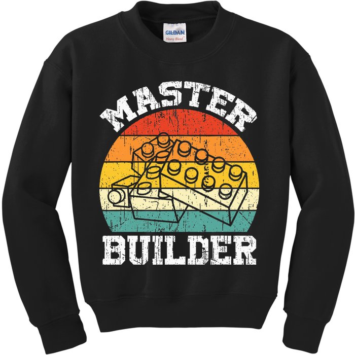 Master Builder Building Blocks Brick Toy Master Builder Kids Sweatshirt