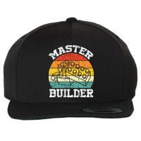 Master Builder Building Blocks Brick Toy Master Builder Wool Snapback Cap