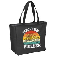 Master Builder Building Blocks Brick Toy Master Builder Zip Tote Bag