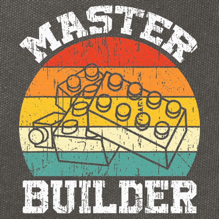 Master Builder Building Blocks Brick Toy Master Builder Cotton Canvas Backpack