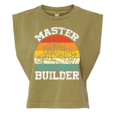 Master Builder Building Blocks Brick Toy Master Builder Garment-Dyed Women's Muscle Tee