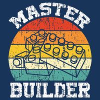 Master Builder Building Blocks Brick Toy Master Builder Infant Baby Jersey Bodysuit