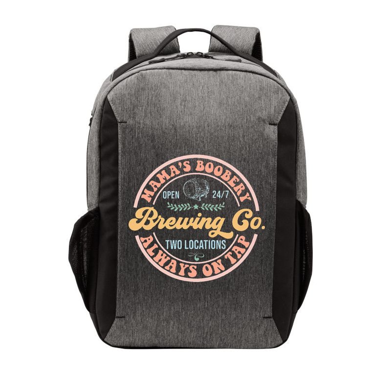 Mamas Boobery Brewing Co New Mom Breastfeeding Funny Vector Backpack