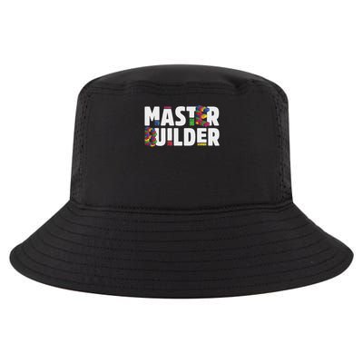 Master Builder Building Blocks Bricks Squad Family Set Cool Comfort Performance Bucket Hat