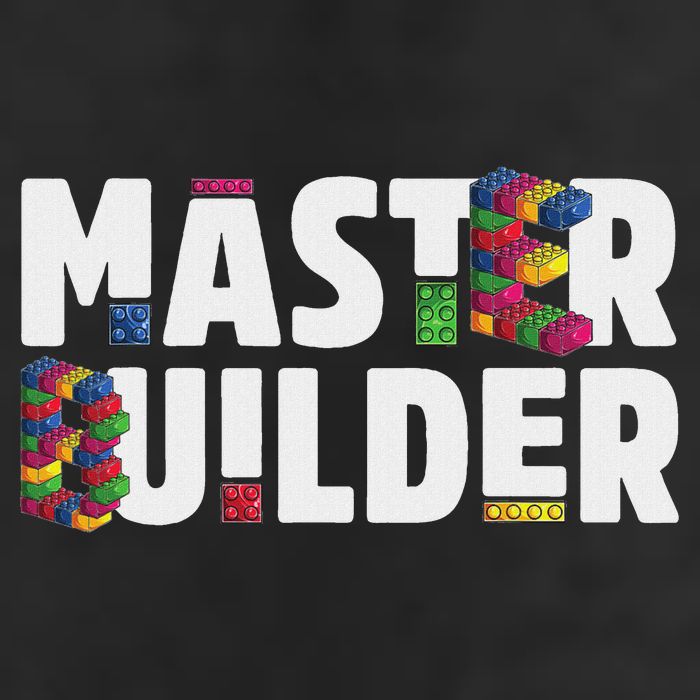 Master Builder Building Blocks Bricks Squad Family Set Garment-Dyed Heavyweight T-Shirt