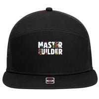 Master Builder Building Blocks Bricks Squad Family Set 7 Panel Mesh Trucker Snapback Hat