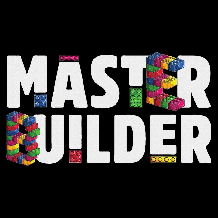 Master Builder Building Blocks Bricks Squad Family Set Hoodie
