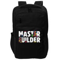 Master Builder Building Blocks Bricks Squad Family Set Impact Tech Backpack
