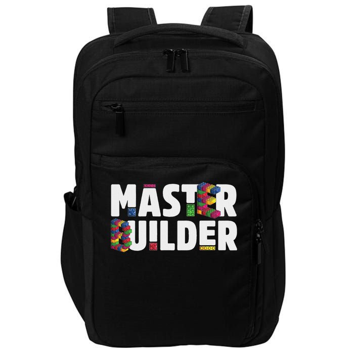 Master Builder Building Blocks Bricks Squad Family Set Impact Tech Backpack