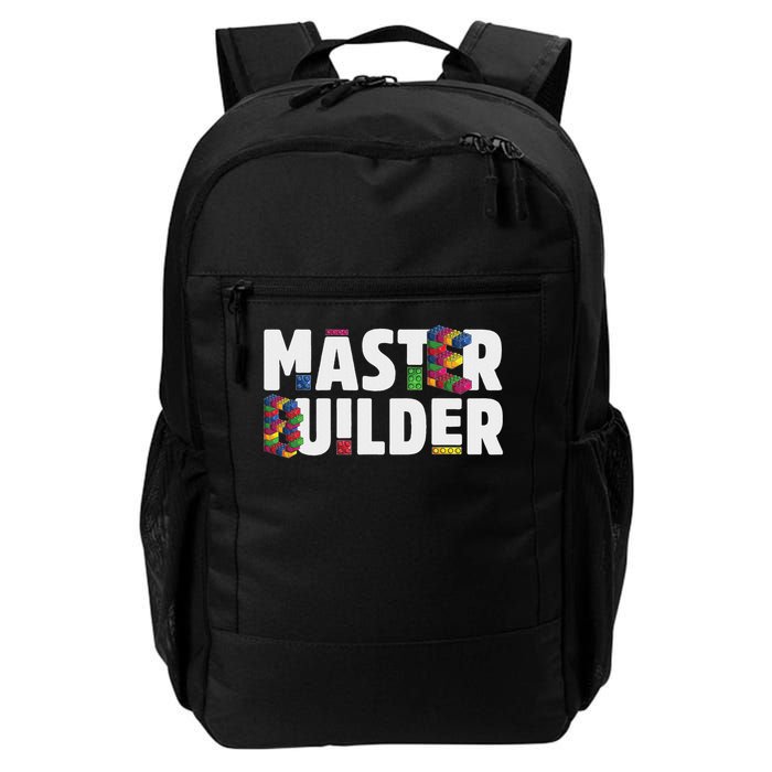 Master Builder Building Blocks Bricks Squad Family Set Daily Commute Backpack