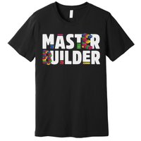 Master Builder Building Blocks Bricks Squad Family Set Premium T-Shirt