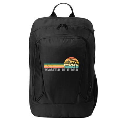 Master Builder Block Building Adults Birthday Gift City Backpack