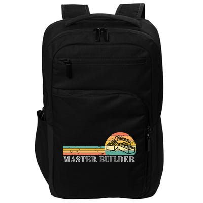 Master Builder Block Building Adults Birthday Gift Impact Tech Backpack