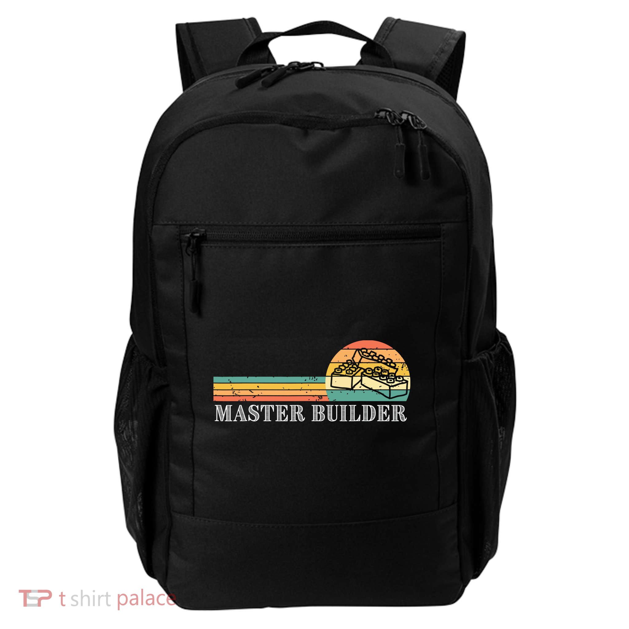 Master Builder Block Building Adults Birthday Gift Backpack