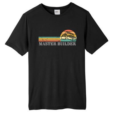 Master Builder Block Building Adults Birthday Gift Tall Fusion ChromaSoft Performance T-Shirt