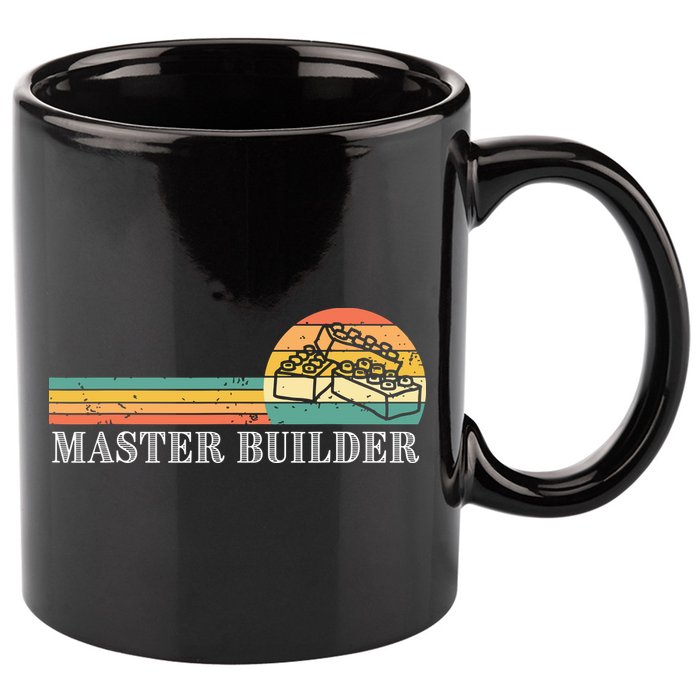 Master Builder Block Building Adults Birthday Gift 11oz C Handle Ceramic Mug