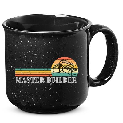 Master Builder Block Building Adults Birthday Gift 15oz Campfire Ceramic Mug