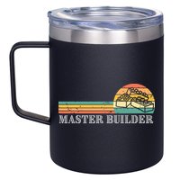 Master Builder Block Building Adults Birthday Gift 12oz Stainless Steel Coffee Mug