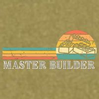 Master Builder Block Building Adults Birthday Gift Garment-Dyed Women's Muscle Tee